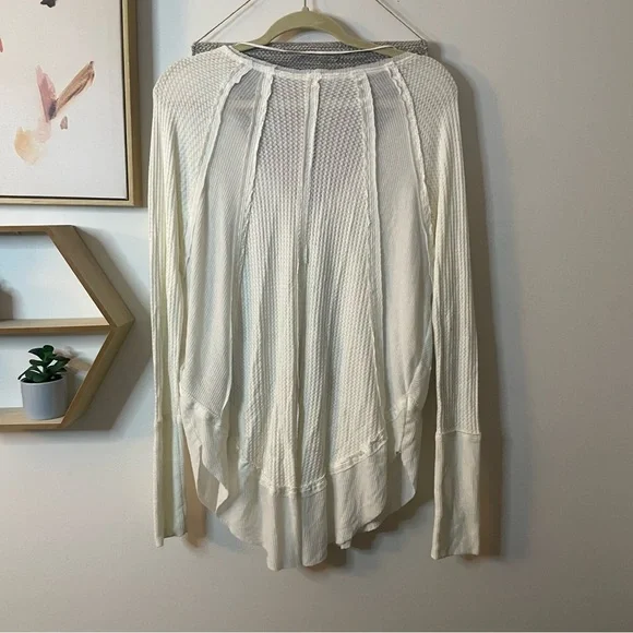 We the Free Waffle Knit Top Small - Picture 2 of 6